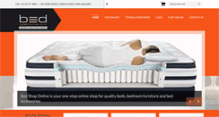 Desktop Screenshot of bedshoponline.co.nz